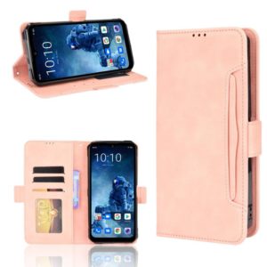 For Oukitel WP13 5G Skin Feel Calf Pattern Horizontal Flip Leather Case with Holder & Card Slots & Photo Frame(Pink) (OEM)