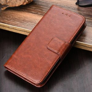 For Tecno Pop 2 / Pop 2 F / Pop 2 Pro / Pop 2 Power / Itel P13 Crystal Texture Horizontal Flip Leather Case with Holder & Card Slots & Wallet(Brown) (OEM)