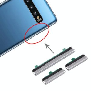 For Samsung Galaxy S10 5G Power Button and Volume Control Button(Silver) (OEM)