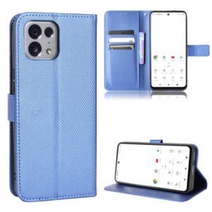 For TONE E22 Diamond Texture Leather Phone Case(Blue) (OEM)