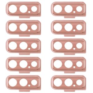 For Galaxy A7 (2018) A750F/DS 10pcs Camera Lens Cover (Pink) (OEM)