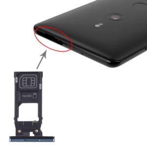 SIM Card Tray + Micro SD Card Tray for Sony Xperia XZ3(Green) (OEM)