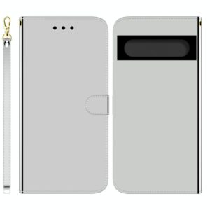 For Google Pixel 7 5G Imitated Mirror Surface Horizontal Flip Leather Phone Case(Silver) (OEM)