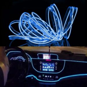 2M Cold Light Flexible LED Strip Light For Car Decoration(Blue Light) (OEM)