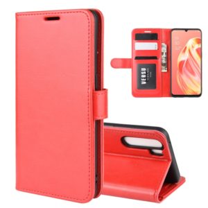 For OPPO A91/OPPO F15/OPPO Reno 3 R64 Texture Single Horizontal Flip PU Leather Case with Holder & Card Slots & Wallet & Photo Frame(Red) (OEM)