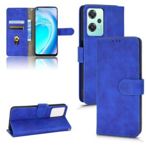 For OnePlus Nord CE 2 Lite 5G Skin Feel Magnetic Flip Leather Phone Case(Blue) (OEM)