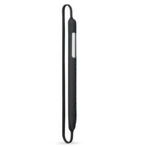 Apple Pencil Shockproof Soft Silicone Protective Cap Holder Sleeve Pouch Cover for iPad Pro 9.7 / 10.5 / 11 / 12.9 Pencil Accessories (Black) (OEM)