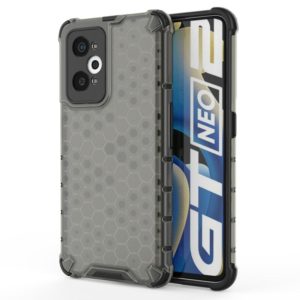 For OPPO Realme GT Neo2 5G Shockproof Honeycomb PC + TPU Phone Case(Black) (OEM)