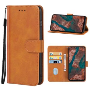 For Nokia X20 / X10 Leather Phone Case(Brown) (OEM)