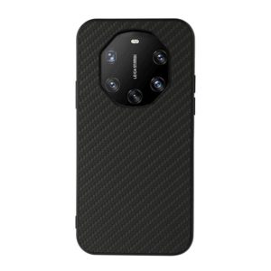 For Huawei Mate 40 RS Accurate Hole Carbon Fiber Texture Shockproof Case(Black) (OEM)