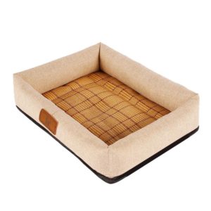 YD-XD03 Summer Pet Breathable Cooler Mat Pet Bed, Size: 40x30cm(Khaki) (OEM)