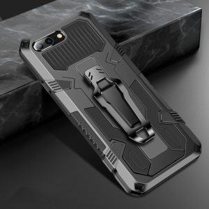 For iPhone 8 Plus & 7 Plus Machine Armor Warrior Shockproof PC + TPU Protective Case(Black) (OEM)