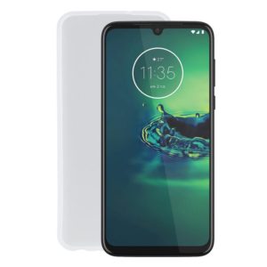 TPU Phone Case For Motorola Moto G8 Plus(Transparent White) (OEM)