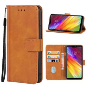 Leather Phone Case For LG Q9(Brown) (OEM)