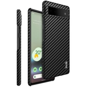 For Google Pixel 6a IMAK Ruiyi Series Carbon Fiber PU + PC Phone Case(Black) (imak) (OEM)