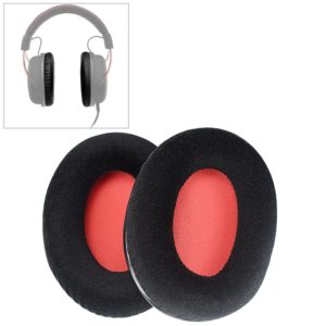 2 PCS For Kingston KHX-HSCP / HyperX Cloud II Headphone Cushion Flannel Red Net Sponge Cover Earmuffs Replacement Earpads (OEM)
