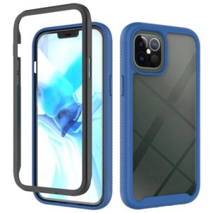 For iPhone 12 Pro Max Starry Sky Solid Color Series Shockproof PC + TPU Protective Case(Royal Blue) (OEM)