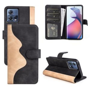 For Motorola Moto S30 Pro Stitching Horizontal Flip Leather Phone Case(Black) (OEM)