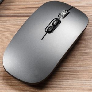 M103 1600DPI 5 Keys 2.4G Wireless Mouse Charging Ai Intelligent Voice Office Mouse, Support 28 Languages(Gray) (OEM)