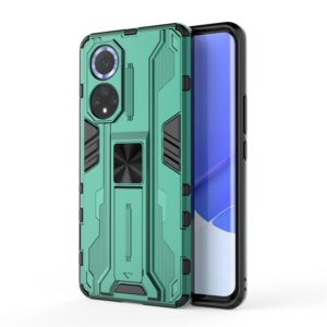 For Huawei nova 9 Supersonic PC + TPU Shock-proof Protective Case with Holder(Green) (OEM)