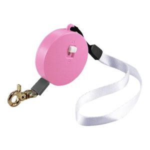 Automatic Telescopic Dog Traction Rope Small Pet Retractor(Round Pink) (OEM)