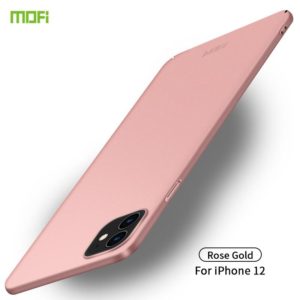 For iPhone 12 mini MOFI Frosted PC Ultra-thin Hard Case(Rose gold) (MOFI) (OEM)