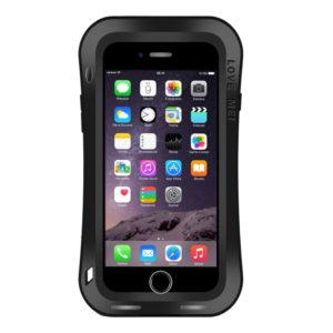 LOVE MEI for iPhone 7 Plus Waistline Triobump Professional and Powerful Dustproof Shockproof Anti-slip Metal Protective Case(Black) (LOVE MEI) (OEM)