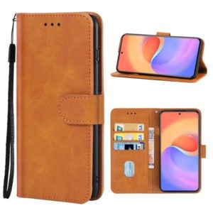 For ZTE S30 Pro Leather Phone Case(Brown) (OEM)