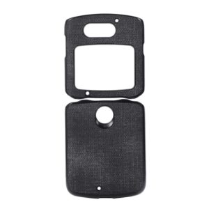 For Motorola Razr 5G Brugg Texture PU+TPU+PC Shockproof Phone Case(Black) (OEM)