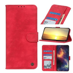 For Motorola Edge X30 Antelope Texture Magnetic Buckle Flip Leather Phone Case(Red) (OEM)