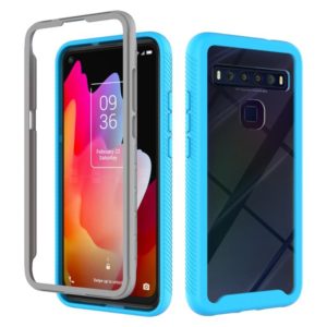 For TCL 10L Starry Sky Solid Color Series Shockproof PC + TPU Case(Light Blue) (OEM)