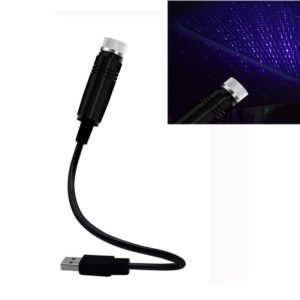 Car USB Star Dome Projector Hose Light, Constantly Bright Version(Purple Blue) (OEM)