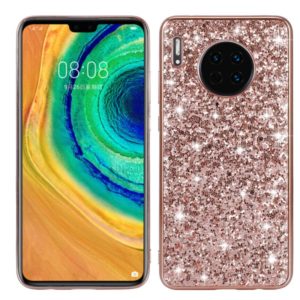 For Huawei Mate 30 Glittery Powder Shockproof TPU Case(Rose Rold) (OEM)