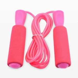 2.8m Special Foam Skipping Rope For Student Exams Outdoor Fitness Skipping Rope(Rose Red) (OEM)