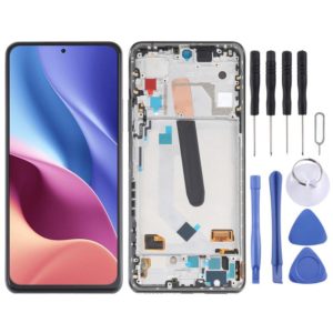 AMOLED Material Original LCD Screen and Digitizer Full Assembly With Frame for Xiaomi Redmi K40 / Redmi K40 Pro / Redmi K40 Pro+ / Mi 11i / Poco F3 / M2012K11AC M2012K11C M2012K11AG M2012K11G(Black) (OEM)