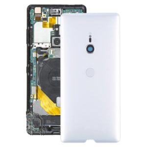 Original Battery Back Cover with Fingerprint for Sony Xperia XZ3(Silver) (OEM)