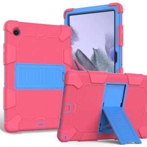 For Samsung Galaxy Tab A8 10.5 2021 Two-Color Robot Silicone + PC Tablet Case(Rose Red + Blue) (OEM)