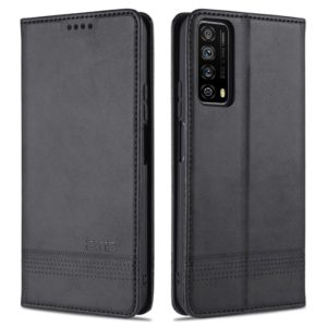 For Huawei Enjoy 20 SE 4G AZNS Magnetic Calf Texture Horizontal Flip Leather Case with Card Slots & Holder & Wallet(Black) (AZNS) (OEM)