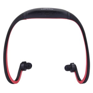 SH-W1FM Life Waterproof Sweatproof Stereo Wireless Sports Earbud Earphone In-ear Headphone Headset with Micro SD Card, For Smart Phones & iPad & Laptop & Notebook & MP3 or Other Audio Devices, Maximum SD Card Storage: 8GB(Red) (OEM)