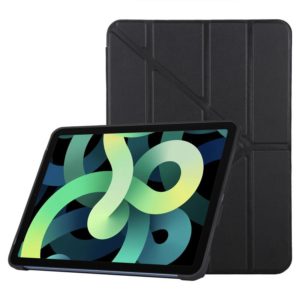 TPU Horizontal Deformation Flip Leather Case with Holder For iPad Air 2022 / 2020 10.9(Black) (OEM)