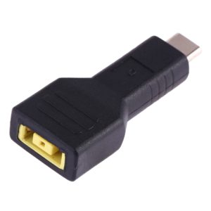 Power Adapter for Lenovo Big Square Female to USB-C / Type-C Male Plug (OEM)