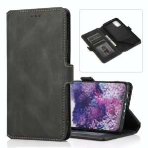 For Samsung Galaxy S20 Plus 5G Retro Magnetic Closing Clasp Horizontal Flip Leather Case with Holder & Card Slots & Photo Frame & Wallet(Black) (OEM)