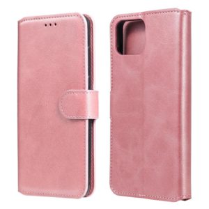 For OPPO F17 Pro / A93 Classic Calf Texture PU + TPU Horizontal Flip Leather Case, with Holder & Card Slots & Wallet(Rose Gold) (OEM)