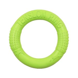 Dog Toys Pets Tension Ring Tooth Cleaning Toys, Specification: Green Small (OEM)