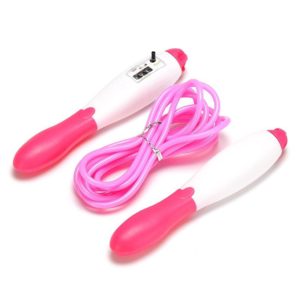Adjustable Mechanical Counting PVC Skipping Rope Fitness Sports Equipment, Length: 3m(Red White) (OEM)