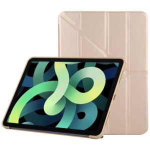 TPU Horizontal Deformation Flip Leather Case with Holder For iPad Air 2022 / 2020 10.9(Champagne Gold) (OEM)
