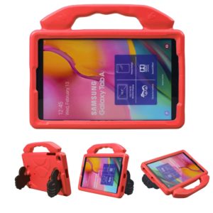 For Galaxy Tab A 10.1 (2019) Thumb Support EVA Flat Anti Falling Protective Shell(Red) (OEM)