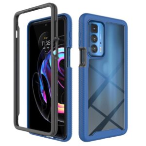For Motorola Edge 20 Pro Starry Sky Solid Color Series Shockproof PC + TPU Protective Case(Royal Blue) (OEM)