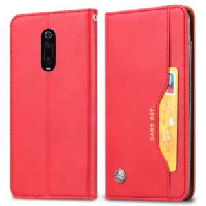 Knead Skin Texture Horizontal Flip Leather Case for Xiaomi Redmi K20/K20 Pro /Xiaomi 9T/ Xiaomi 9T Pro, with Photo Frame & Holder & Card Slots & Wallet(Red) (OEM)