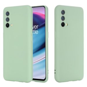 Pure Color Liquid Silicone Shockproof Full Coverage Case For OnePlus Nord CE 5G(Green) (OEM)